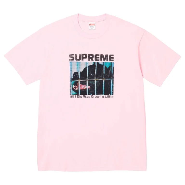 Supreme Growl Tee in Pink [L] - Still Threaded Apparel