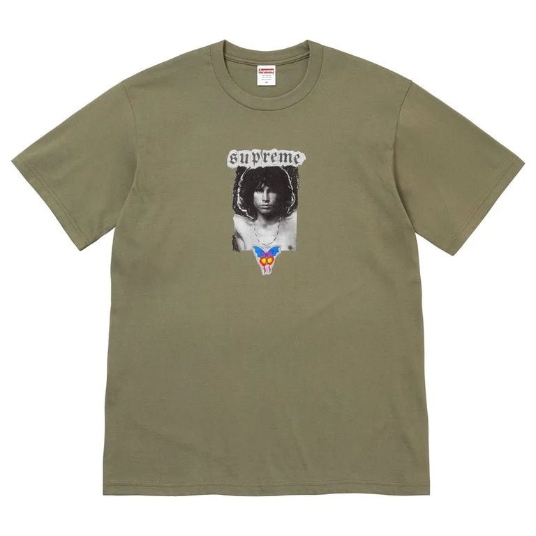Supreme Jim Morrison Tee in Olive Green [S] - Still Threaded Apparel
