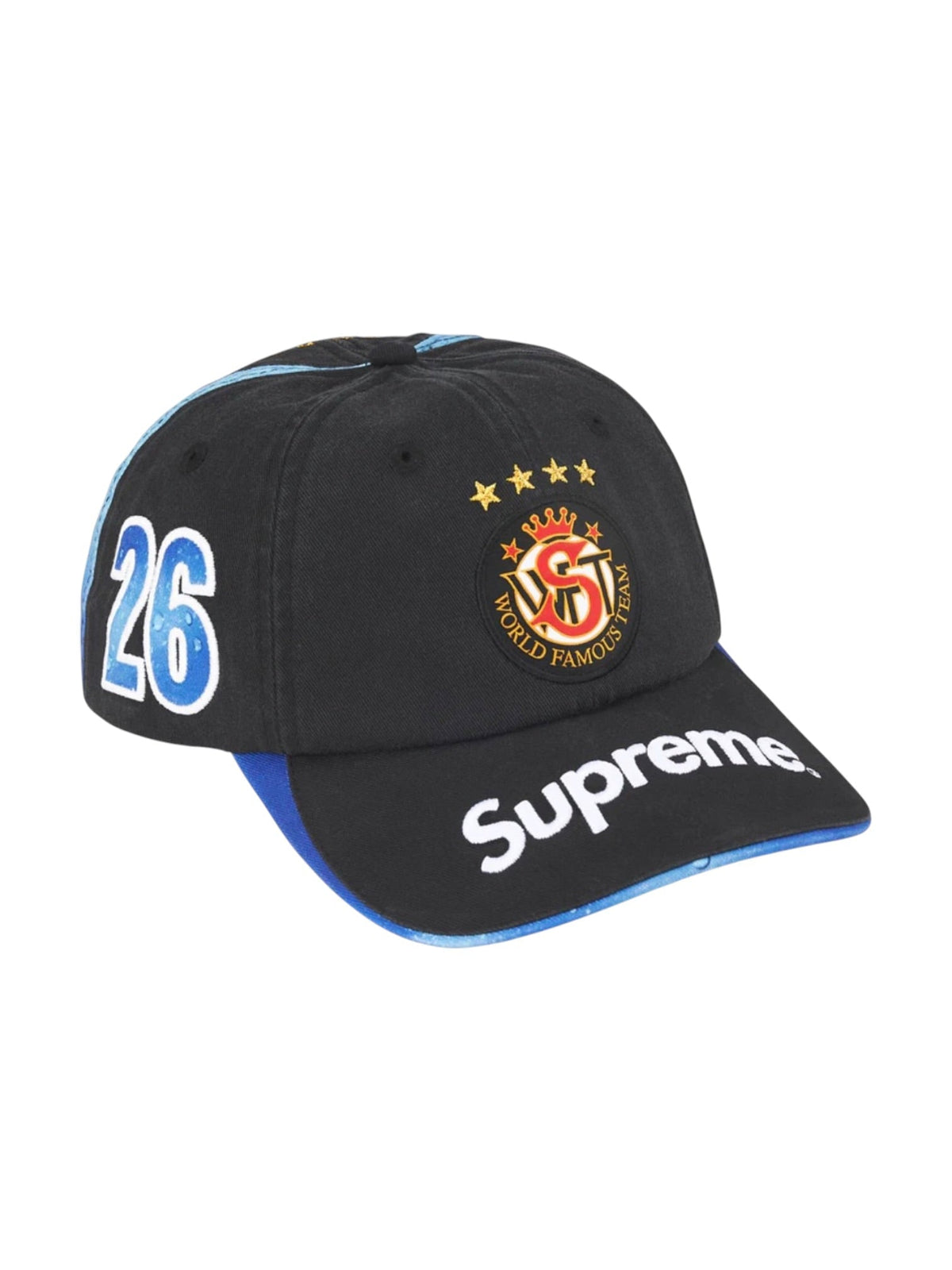 Supreme x Fiji Collab 6-Panel Hat Black SS26 [OS] - Still Threaded Apparel