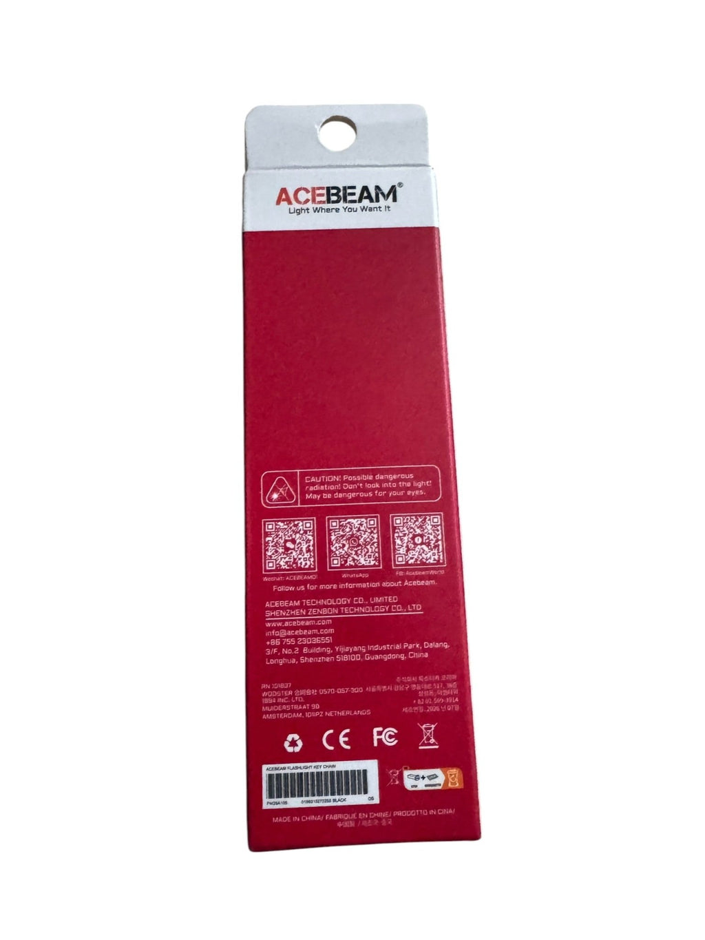 Supreme®/ACEBEAM Flashlight Keychain - Black - Still Threaded Apparel