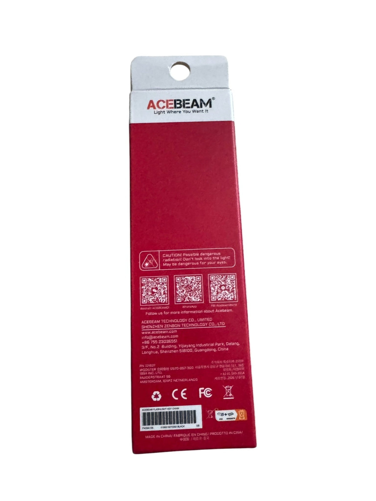 Supreme®/ACEBEAM Flashlight Keychain - Black - Still Threaded Apparel